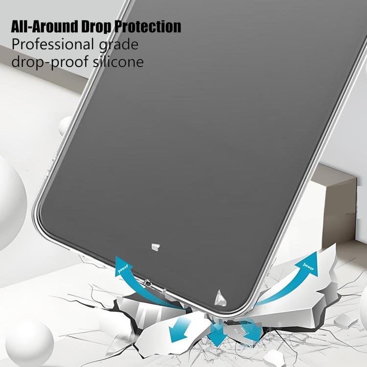 For iPhone 16e Kalebol 1.5mm Thickened Rounded Corner Transparency TPU Phone Case
