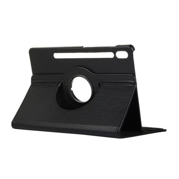For Samsung Galaxy Tab S10 FE / S9 FE / S9 ENKAY 360 Degree Rotation Litchi Leather Smart Tablet Case(Black)