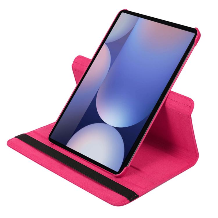 For Samsung Galaxy Tab S10 FE / S9 FE / S9 ENKAY 360 Degree Rotation Litchi Leather Smart Tablet Case(Black)