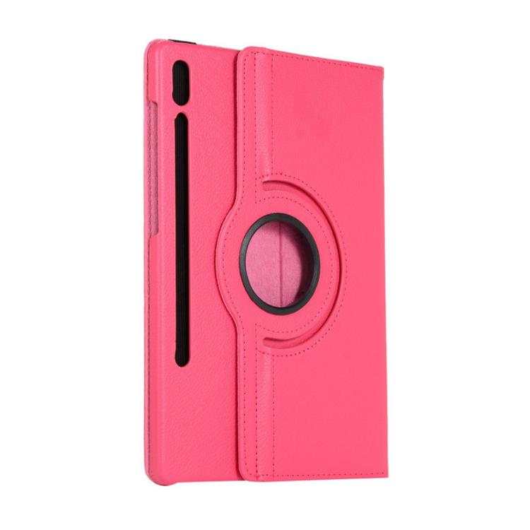 For Samsung Galaxy Tab S10 FE / S9 FE / S9 ENKAY 360 Degree Rotation Litchi Leather Smart Tablet Case(Brown)