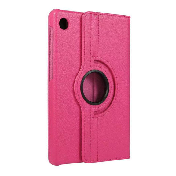 For Samsung Galaxy Tab A9+ 11.0 ENKAY 360 Degree Rotation Litchi Leather Smart Tablet Case(Brown)