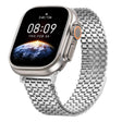 For Apple Watch 42mm / 41mm / 40mm / 38mm Nine-Bead Magnetic Loop Steel Watch Band(Silver) - free shipping - PMC TechLife - Order now!