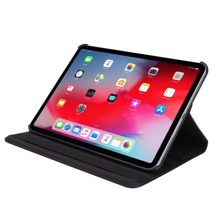 For iPad Pro 11 2024 ENKAY 360 Degree Rotation Litchi Leather Smart Tablet Case(Black)