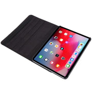 For iPad Pro 11 2024 ENKAY 360 Degree Rotation Litchi Leather Smart Tablet Case(Dark Blue)