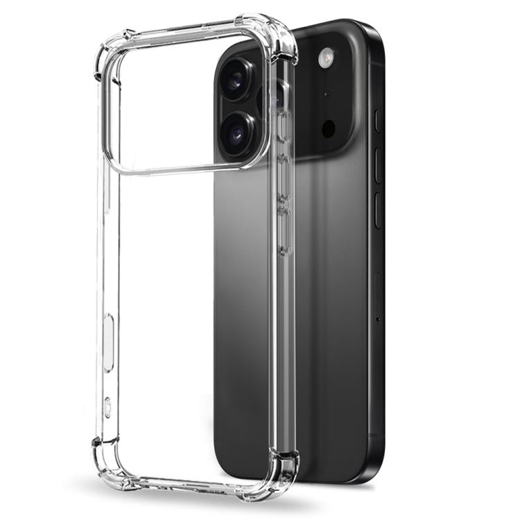 For iPhone 17 Pro Max NORTHJO 2 in 1 TPU Airbag Shockproof Phone Case with Screen Film(Clear)