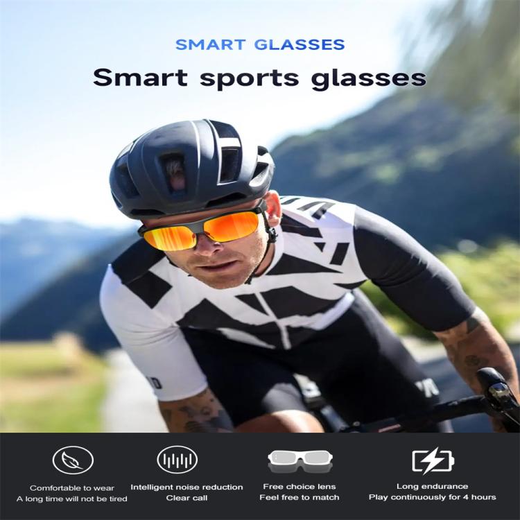 L01 Smart Glasses, Support AI Intelligent Translation / Bluetooth Call / Intelligent Noise Reduction(Grey)