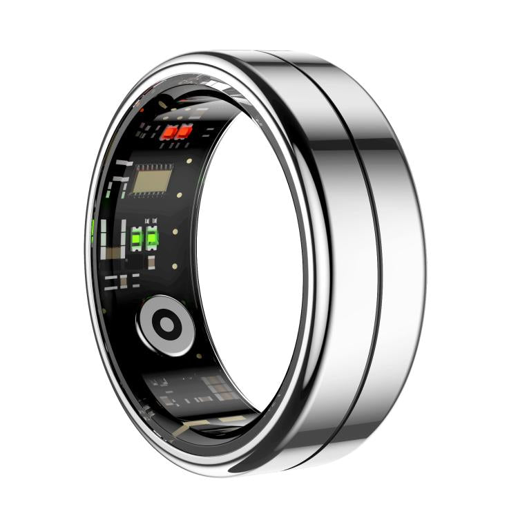 R04 SIZE 7 Smart Ring, Support Heart Rate / Blood Oxygen / Sleep Monitoring / Take Photos(Silver)