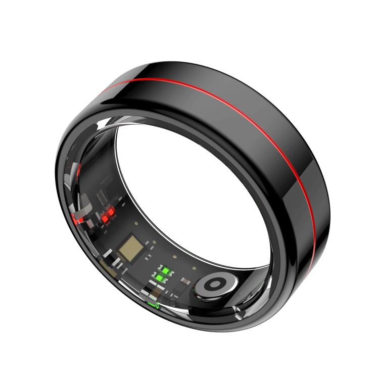 R04 SIZE 9 Smart Ring, Support Heart Rate / Blood Oxygen / Sleep Monitoring / Take Photos(Black)