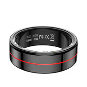 R04 SIZE 11 Smart Ring, Support Heart Rate / Blood Oxygen / Sleep Monitoring / Take Photos(Black)