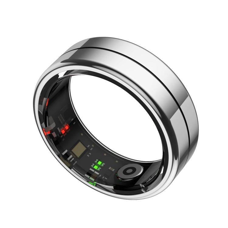R04 SIZE 13 Smart Ring, Support Heart Rate / Blood Oxygen / Sleep Monitoring / Take Photos(Silver)