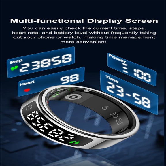 R11C SIZE 11 Smart Ring, Support Heart Rate / Blood Oxygen / Sleep Monitoring / Multiple Sport Modes(Black)