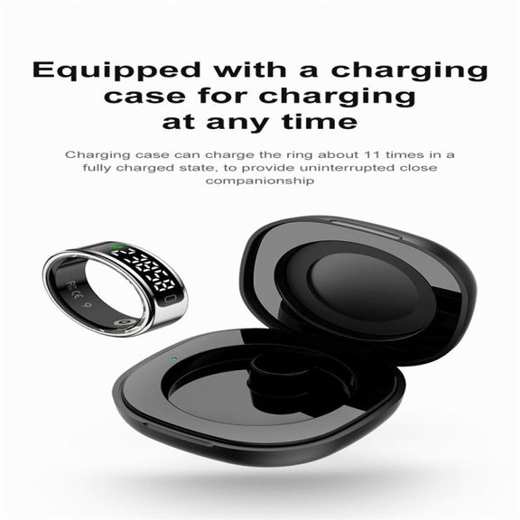 R11C SIZE 11 Smart Ring, Support Heart Rate / Blood Oxygen / Sleep Monitoring / Multiple Sport Modes(Black)