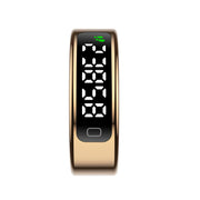 R11C SIZE 12 Smart Ring, Support Heart Rate / Blood Oxygen / Sleep Monitoring / Multiple Sport Modes(Rose Gold)