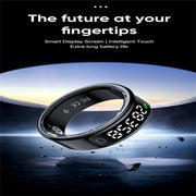 R11C SIZE 12 Smart Ring, Support Heart Rate / Blood Oxygen / Sleep Monitoring / Multiple Sport Modes(Black)
