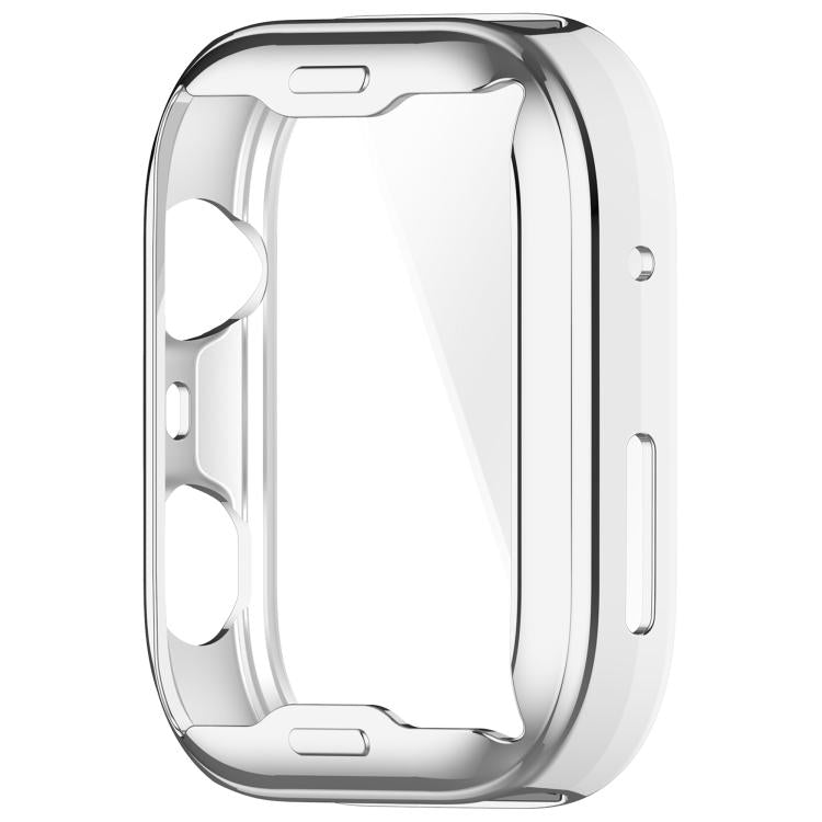 For Huawei Watch Fit 4 Electroplated TPU Full Coverage Watch Protective Case(Silver)