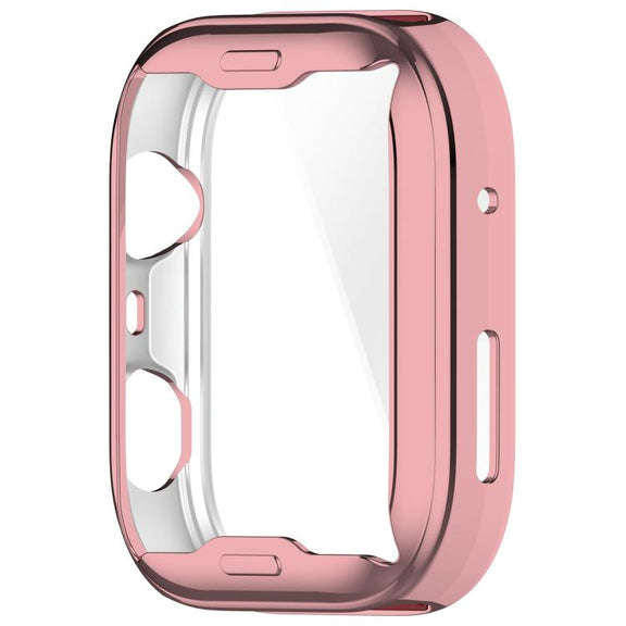 For Huawei Watch Fit 4 Pro Electroplated TPU Full Coverage Watch Protective Case(Pink)