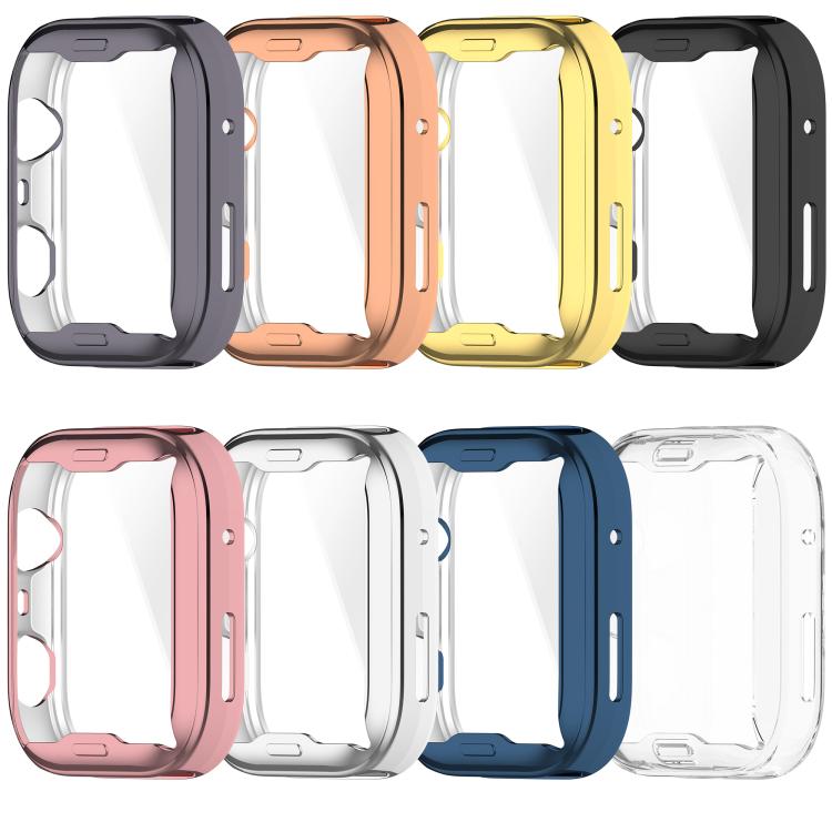 For Huawei Watch Fit 4 Electroplated TPU Full Coverage Watch Protective Case(Pink)