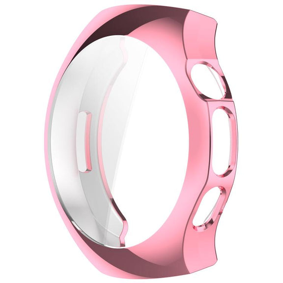 For Huawei Watch 5 42mm Electroplated TPU Full Coverage Watch Protective Case(Pink)