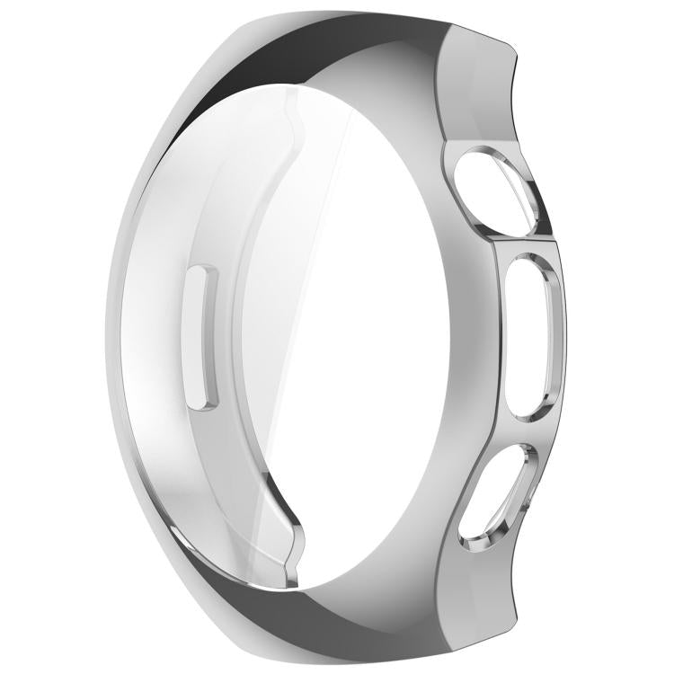 For Huawei Watch 5 42mm Electroplated TPU Full Coverage Watch Protective Case(Silver)