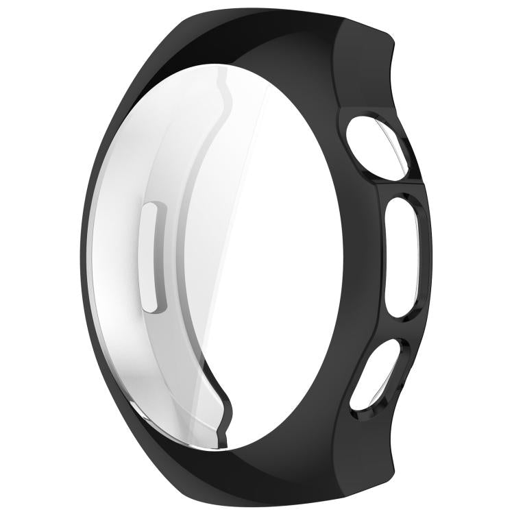 For Huawei Watch 5 46mm Electroplated TPU Full Coverage Watch Protective Case(Black)