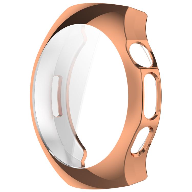 For Huawei Watch 5 46mm Electroplated TPU Full Coverage Watch Protective Case(Rose Gold)