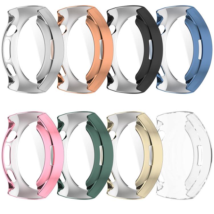 For Huawei Watch 5 42mm Electroplated TPU Full Coverage Watch Protective Case(Green)