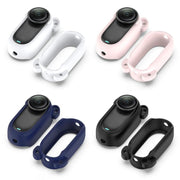 For Insta 360 Go 3S / Go 3  Solid Color Silicone Protective Case(Black)