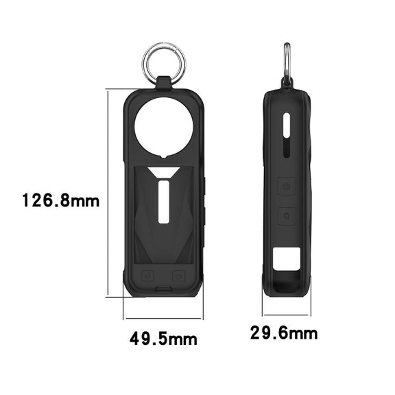 For Insta360 X5 Silicone Protective Case(Dark Gray)