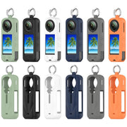 For Insta360 X5 Silicone Protective Case(Ice Lake Green)