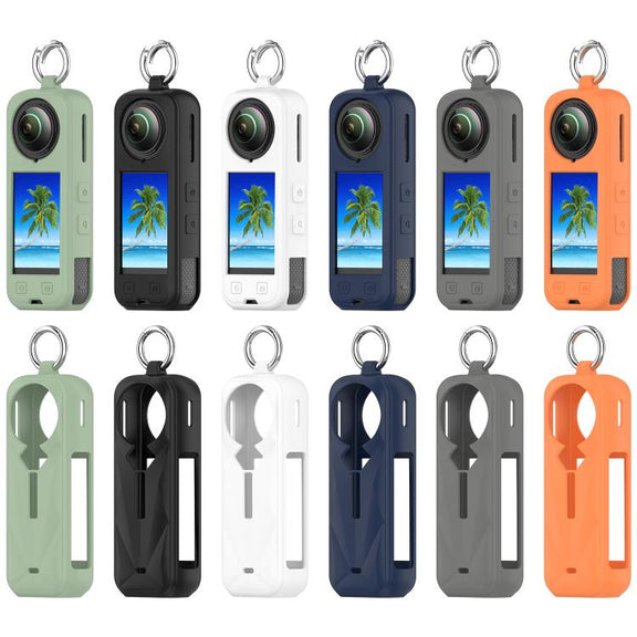 For Insta360 X5 Silicone Protective Case(Midnight Blue)