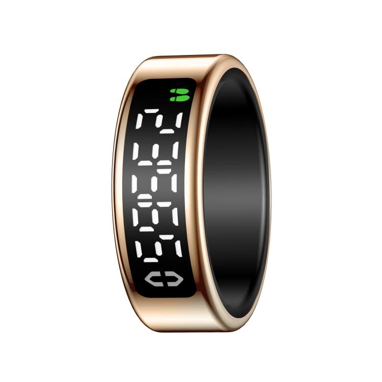 SY01 SIZE 8 Smart Ring, Support Heart Rate / Blood Oxygen / Sleep Monitoring / Multiple Sport Modes(Rose Gold)