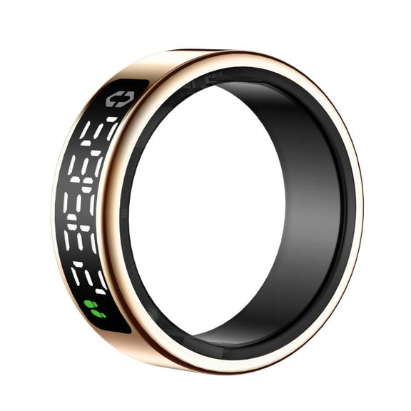 SY01 SIZE 8 Smart Ring, Support Heart Rate / Blood Oxygen / Sleep Monitoring / Multiple Sport Modes(Rose Gold)