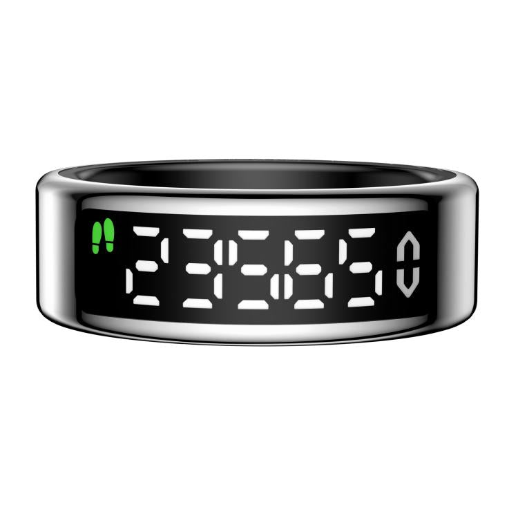SY01 SIZE 8 Smart Ring, Support Heart Rate / Blood Oxygen / Sleep Monitoring / Multiple Sport Modes(Silver)