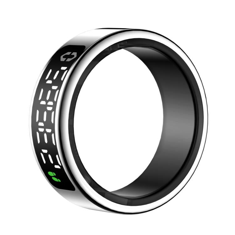 SY01 SIZE 8 Smart Ring, Support Heart Rate / Blood Oxygen / Sleep Monitoring / Multiple Sport Modes(Silver)