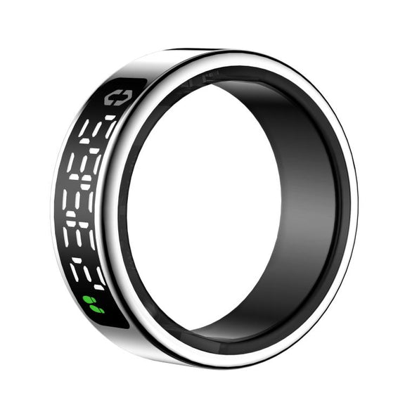 SY01 SIZE 9 Smart Ring, Support Heart Rate / Blood Oxygen / Sleep Monitoring / Multiple Sport Modes(Silver)