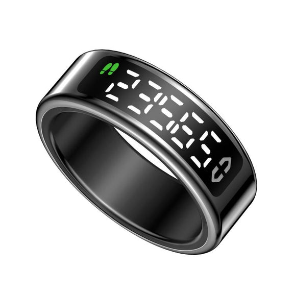 SY01 SIZE 10 Smart Ring, Support Heart Rate / Blood Oxygen / Sleep Monitoring / Multiple Sport Modes(Black)