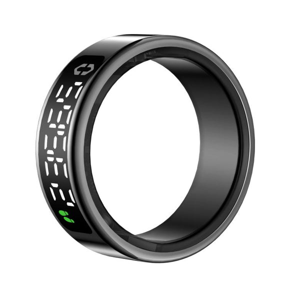 SY01 SIZE 10 Smart Ring, Support Heart Rate / Blood Oxygen / Sleep Monitoring / Multiple Sport Modes(Black)
