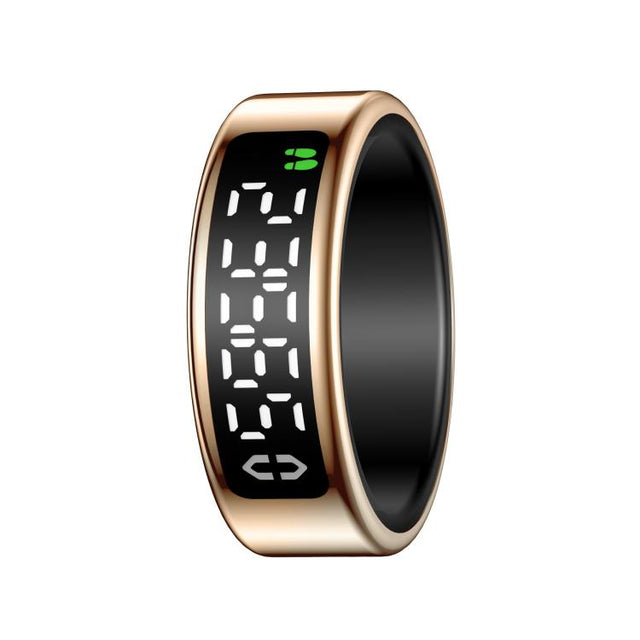 SY01 SIZE 10 Smart Ring, Support Heart Rate / Blood Oxygen / Sleep Monitoring / Multiple Sport Modes(Rose Gold)