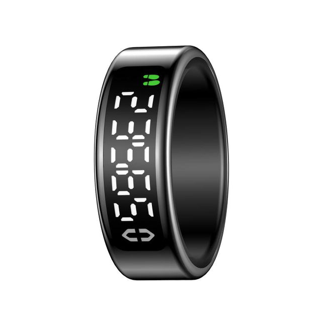 SY01 SIZE 11 Smart Ring, Support Heart Rate / Blood Oxygen / Sleep Monitoring / Multiple Sport Modes(Black)
