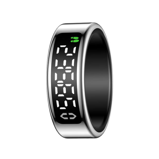 SY01 SIZE 11 Smart Ring, Support Heart Rate / Blood Oxygen / Sleep Monitoring / Multiple Sport Modes(Silver)