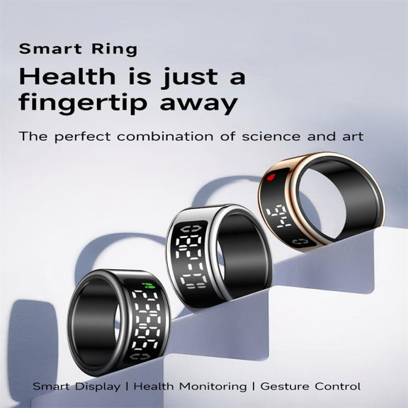 SY01 SIZE 11 Smart Ring, Support Heart Rate / Blood Oxygen / Sleep Monitoring / Multiple Sport Modes(Black)