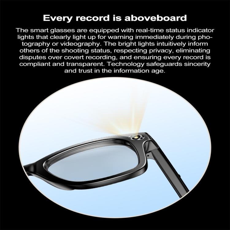 W600 Smart Glasses, Support AI Conversation / AI Photo Recognition / Bluetooth Call(White)
