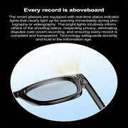 W600 Smart Glasses, Support AI Conversation / AI Photo Recognition / Bluetooth Call(White)
