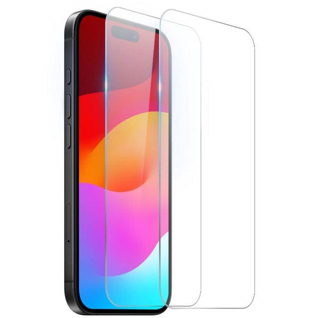 For iPhone 17 Air 2pcs NORTHJO A++ 0.3mm 2.5D Screen Tempered Glass Film(Clear)