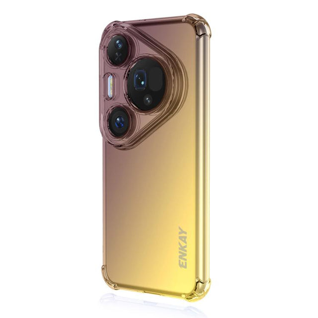 For Huawei Pura 80 Pro / 80 Pro+ ENKAY Hat-Prince Gradient Airbag TPU Phone Case(Purple Gold)