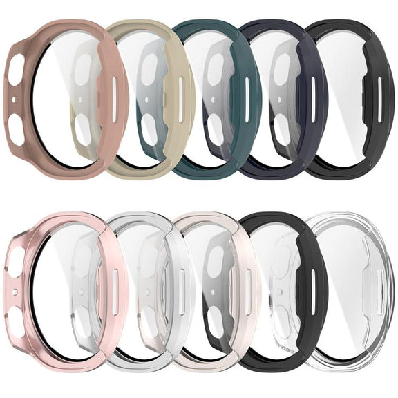 For Samsung Galaxy Watch 8 44mm Tempered Film Integrated PC Watch Cover(Transparent)