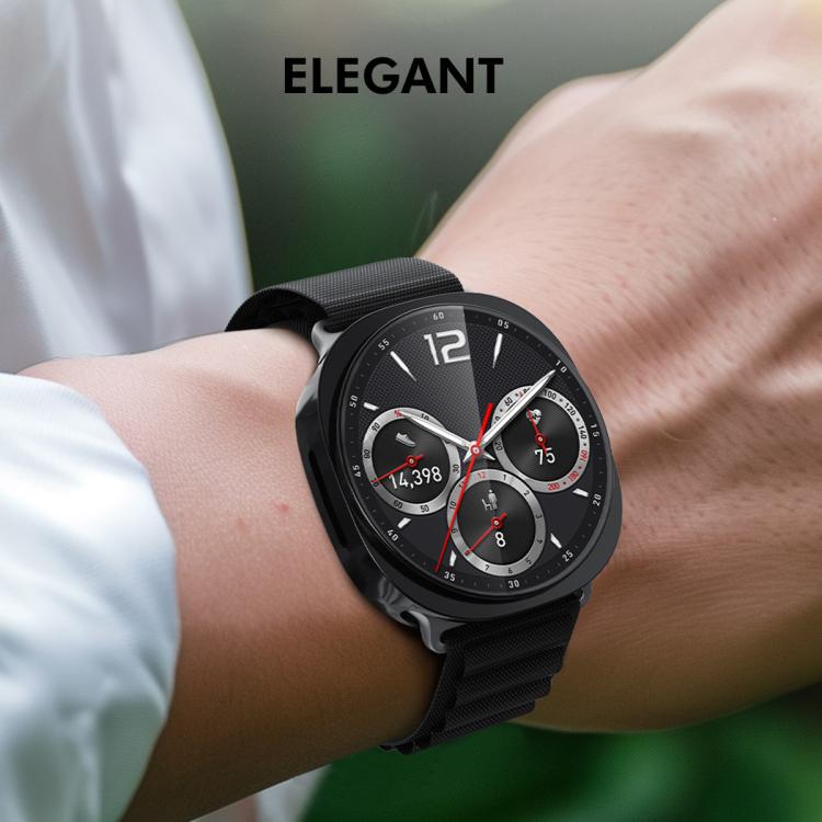 For Samsung Galaxy Watch8 40mm ENKAY Hat-Prince Full Coverage Electroplated Soft TPU Case with Screen Protection(Blue)