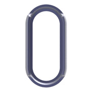 For Xiaomi Mi Band 8 / 9 Ceramic / 10 Ceramic Half Coverage Hollow PC Watch Protective Cover(Midnight Blue)