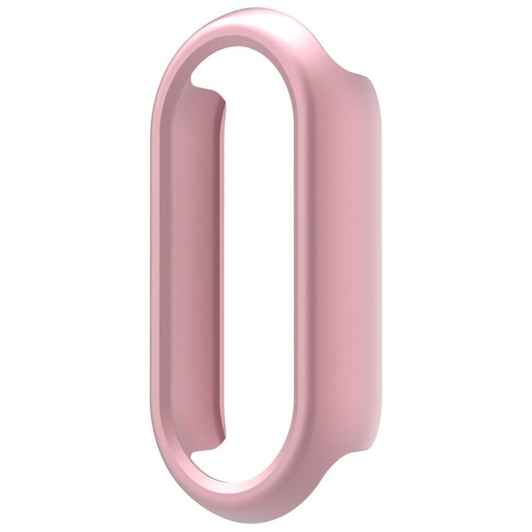 For Xiaomi Mi Band 8 / 9 Ceramic / 10 Ceramic Half Coverage Hollow PC Watch Protective Cover(Rose Pink)