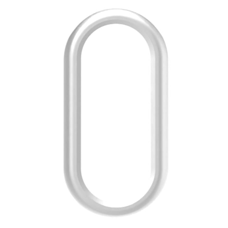 For Xiaomi Smart Band 9 / 9 NFC Half Coverage Hollow PC Watch Protective Cover(Silver)